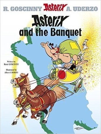 Book cover number 1 for Asterix And The Banquet written by Rene Goscinny published by Hachette