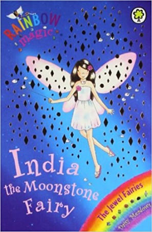 Book cover number 1 for Rainbow Magic 22 : India The Moonstone Fairy written by Daisy Meadows published by Hachette