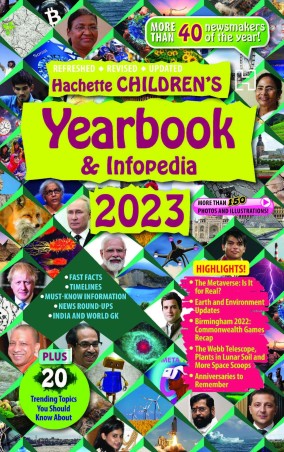Book cover number 1 for Hachette Children's Yearbook &  Infopedia 2023 written by NA published by Hachette