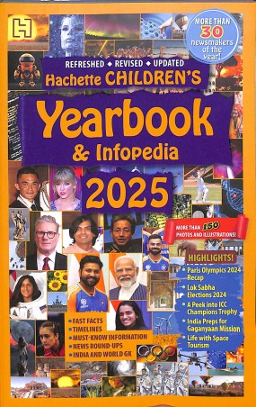 Book cover number 1 for Hachette Children's Yearbook &  Infopedia 2025 written by NA published by Hachette