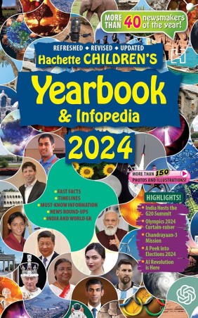 Book cover number 1 for Hachette Childrens Yearbook &  Infopedia 2024 written by NA published by Hachette