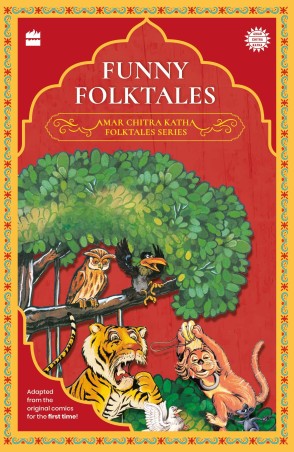 Book cover number 1 for Funny Folktales (Amar Chitra Katha Folktales Series written by Christopher Baretto published by Harper Collins Publishers