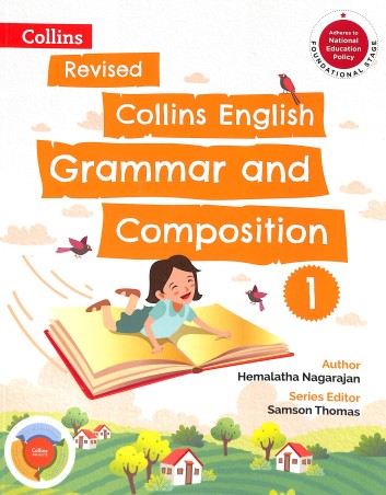 Book cover number 1 for Collins English Grammar And Composition 1 (NEP 2020) written by NA published by Harper Collins Publishers