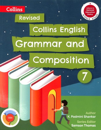 Book cover number 1 for Collins English Grammar And Composition 7 (NEP 2020) written by K. Padmini Shankar published by Harper Collins Publishers