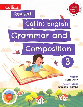 Book cover number 1 for Collins English Grammar And Composition 3 (NEP 2020) written by Prachi Deva published by Harper Collins Publishers