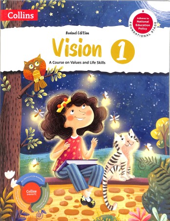 Book cover number 1 for Vision 1 (A Course On Values And Life Skills) NEP (Foundational Stage) written by NA published by Harper Collins Publishers