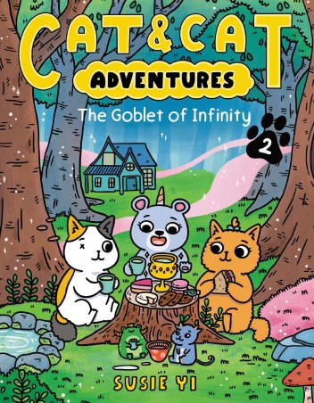 Book cover number 1 for Cat & Cat Adventures : The Goblet Of Infinity 2 written by Susie Yi published by Harper Collins Publishers