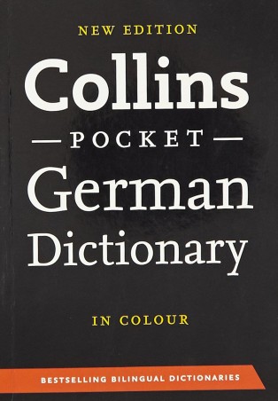 Book cover number 1 for Collins Pocket German Dictionary written by NA published by Harper Collins Publishers
