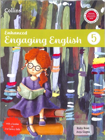 Book cover number 1 for Collins Enhanced Engaging English Preparatory Stage 5 (NCF 2023) written by Ruby Bose, Anju Gupta published by Harper Collins Publishers