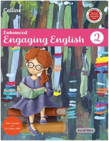 Book cover number 1 for Collins Enhanced Engaging English 2 (NCF 2023) Foundational Stage written by Somali Mitra published by Harper Collins Publishers