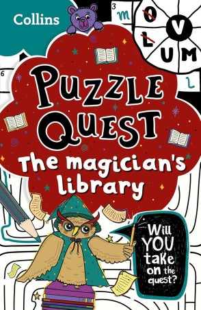 Book cover number 1 for Puzzle Quest : The Magician's Library written by Kia Marie Hunt published by Harper Collins Publishers