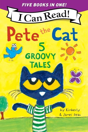 Book cover number 1 for Pete The Cat 5 Groovy Tales written by James Dean, Kimberly Dean published by Harper Collins Publishers