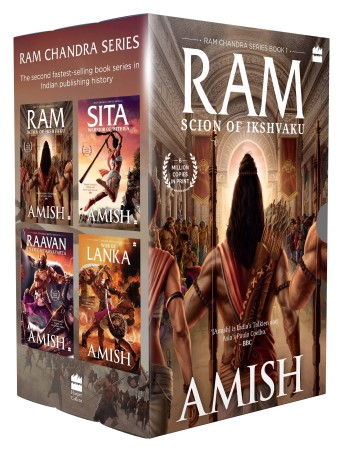 Book cover number 1 for Ram Chandra Series Book 1 : Ram - Scion Of Ikshvaku (Set Of 4 Books) written by Amish Tripathi published by Harper Collins Publishers