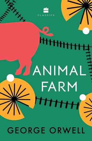 Book cover number 1 for Animal Farm written by George Orwell published by Harper Collins Publishers