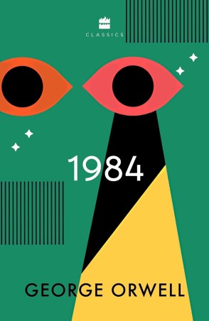 Book cover number 1 for 1984 written by George Orwell published by Harper Collins Publishers