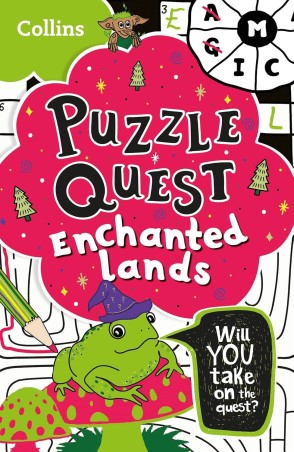 Book cover number 1 for Enchanted Lands : Puzzles Quest written by Kia Marie Hunt published by Harper Collins Publishers