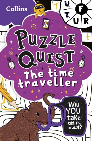 Book cover number 1 for Puzzle Quest : The Time Traveller written by Kia Marie Hunt published by Harper Collins Publishers
