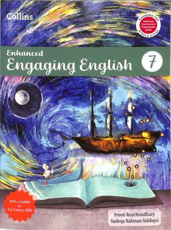 Book cover number 1 for Collins Enhanced Engaging English Middle Stage 7 (NCF 2023) written by Preeti Roychoudhury, Sadeqa Rahman Siddiqui published by Harper Collins Publishers