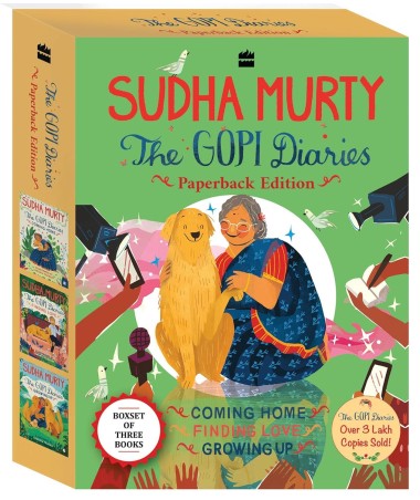 Book cover number 1 for The Gopi Diaries (Coming Home, Finding Love, Growing Up) Set Of 3 Books written by Sudha Murty published by Harper Collins Publishers