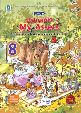 Book cover number 1 for Candid My Valuable Assets 8 written by NA published by Evergreen Publications (India) Ltd.