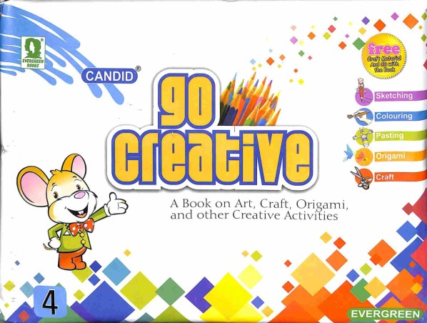 Book cover number 1 for Candid Go Creative 4 (NEP 2020) written by NA published by Evergreen Publications (India) Ltd.