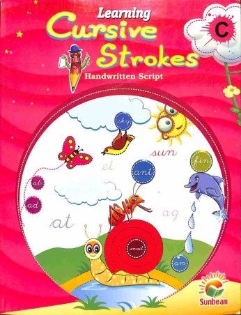 Book cover number 1 for Learning Cursive Strokes C written by NA published by Sunbeam Publishers Pvt. Ltd.