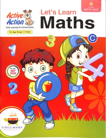 Book cover number 1 for Let's Learn Maths - C (NCF FS 2022) written by NA published by Turtle Books Pvt. Ltd.