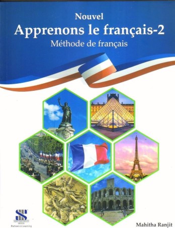 Book cover number 1 for Nouvel Apprenons Le Francais - 2 (Methode De Francais) written by Mahitha Ranjit published by New Saraswati House (India) Pvt. Ltd.