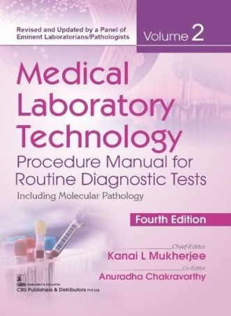 Book cover number 1 for Medical Laboratory Technology Procedure Manual For Routine Diagnostic Tests Volume 2 written by K. L. Mukherjee published by CBS Publishers & Distributors Pvt. Ltd.