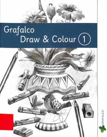 Book cover number 1 for Grafalco Draw & Colour 1 written by NA published by Grafalco