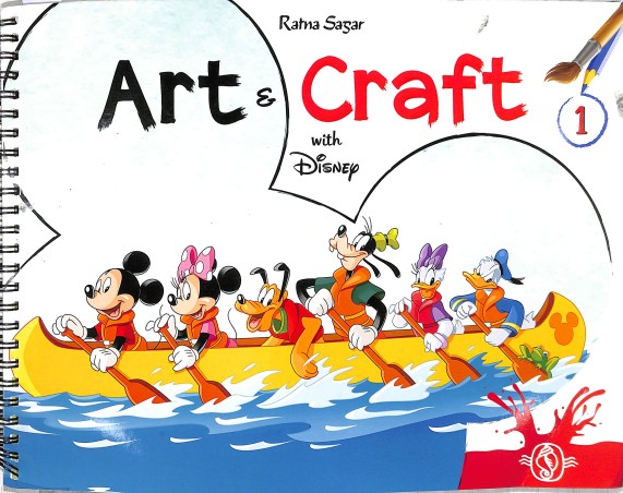 Book cover number 1 for Art & Craft With Disney 1 written by NA published by Ratna Sagar P. Ltd.