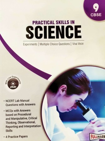 Book cover number 1 for Practical Skills In science 9 (CBSE) written by NA published by Full Marks Pvt. Ltd.