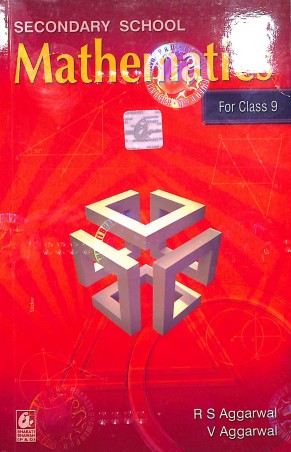 Book cover number 2 for Secondary School Mathematics Class 9 (CBSE) NEP / NCF written by R. S. Aggarwal, Vikas Aggarwal published by Bharati Bhawan Publishers & Distributors