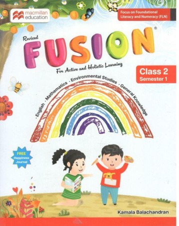 Book cover number 1 for Fusion 2 Semester 1 written by K. Venkatakrishnan, Kamala Balachandran published by Macmillan Education