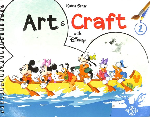 Book cover number 1 for Art & Craft With Disney 2 written by NA published by Ratna Sagar P. Ltd.