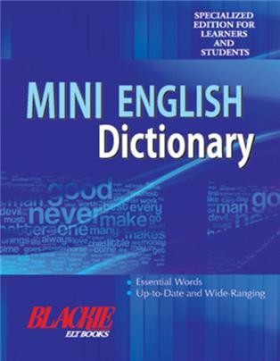 Book cover number 1 for Mini English Dictionary written by James A. C. Stevenson published by Blackie ELT Books