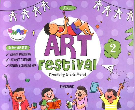 Book cover number 1 for Art Festival 2 (NEP 2020) written by NA published by Rohan Book Company Pvt Ltd