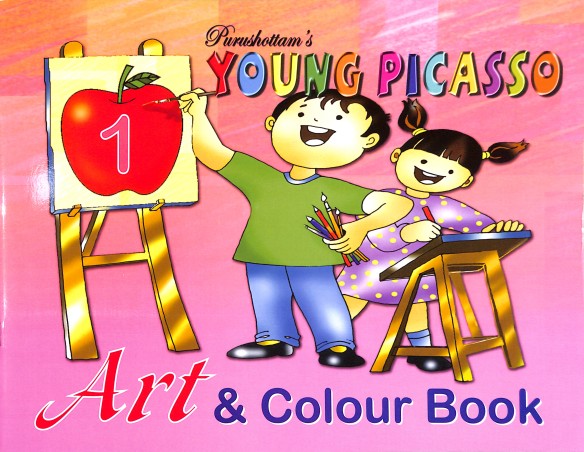 Book cover number 1 for Young Picasso - Art & Colour 1 written by NA published by Purushottam Publishers
