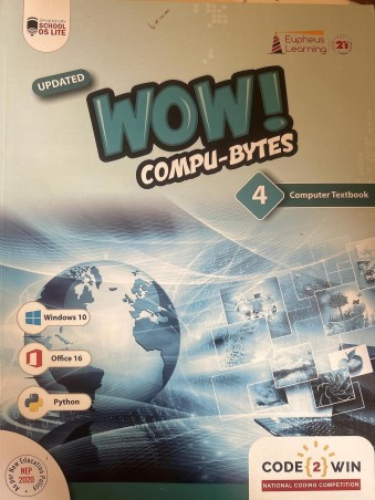 Book cover number 1 for Wow! Compu-Bytes 4 (Computer Textbook) CBSE NEP 2020 written by NA published by Proficiency Learning Solutions Private Limited