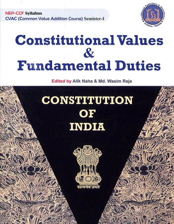 Book cover number 1 for Constitutional Values And Fundamental Duties Sem- 1 CVAC written by Alik Naha published by Spellbound Publishers & Distributors