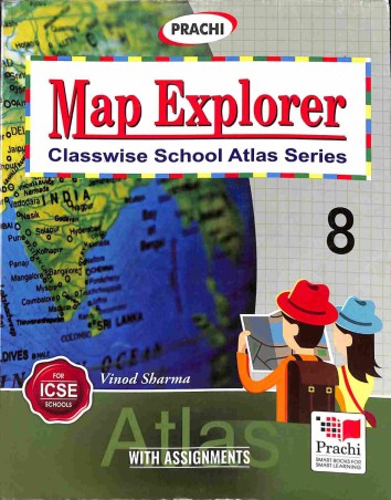 Book cover number 1 for Map Explorer 8 written by Vinod Sharma published by Prachi (India) Pvt. Ltd.