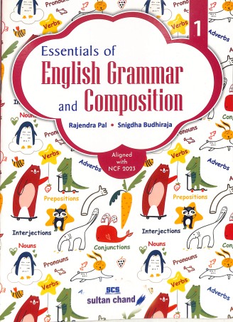 Book cover number 1 for Essentials Of English Grammar And Composition 1 (NCF 2023) written by NA published by Sultan Chand & Sons (P) Ltd