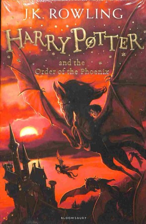 Book cover number 1 for Harry Potter And The Order Of The Phoenix written by J. K. Rowling published by Bloomsbury Publishing