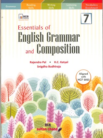 Book cover number 1 for Essentials Of English Grammar And Composition 7 (NCF 2023) written by NA published by Sultan Chand & Sons (P) Ltd