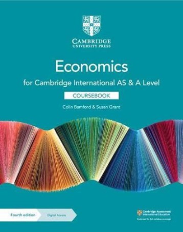 Book cover number 1 for Cambridge International AS & A Level Economics Coursebook written by NA published by Cambridge University Press