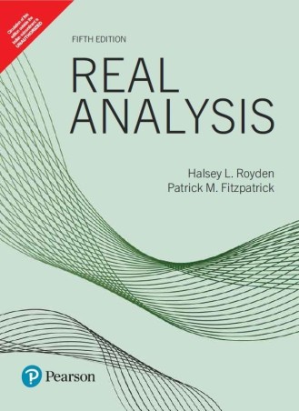 Book cover number 1 for Real Analysis written by Halsey Royden, Patrick M. Fitzpatrick published by Pearson Education