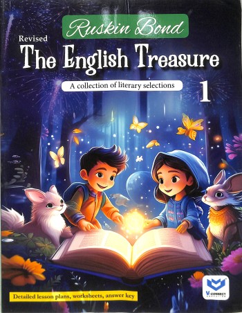 Book cover number 1 for Revised The English Treasure 1 (A Collection Of Literary Selections) written by Ruskin Bond published by V-Connect Education