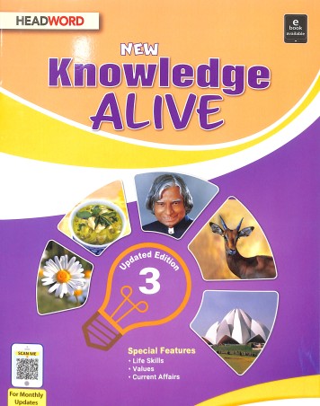 Book cover number 1 for New Knowledge Alive 3 (NEP 2020) written by NA published by Headword Publishing Company