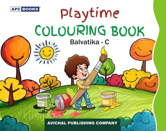 Book cover number 1 for APC Playtime Colouring Book Balvatika- C written by NA published by Avichal Publishing Company
