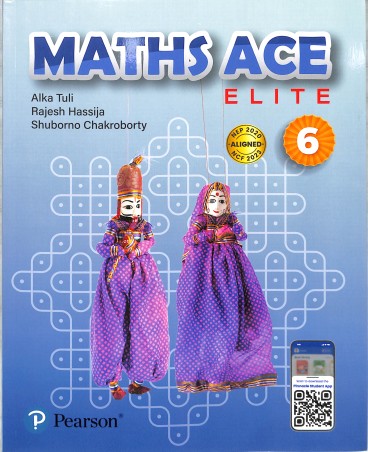 Book cover number 1 for Maths Ace Elite Grade 6 (NEP 2020 / NCF 2023) written by NA published by Pearson Education
